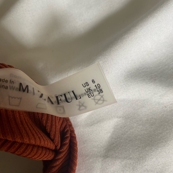 BURNT ORANGE NWT Zaful Bikini with cutouts - Picture 11 of 11